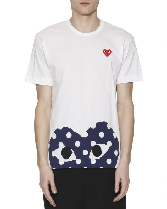 Heart logo print T-shirt image number 1