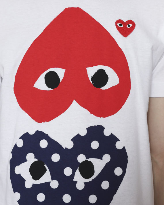 Heart logo print T-shirt image number 4