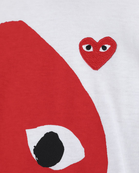 Heart logo print T-shirt image number 5