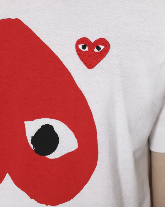 Heart logo print T-shirt image number 5