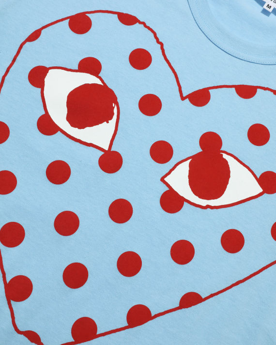 Polka-dot heart logo tee image number 4