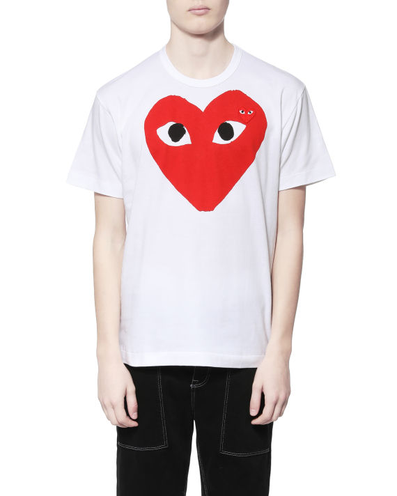 Heart logo print tee image number 1