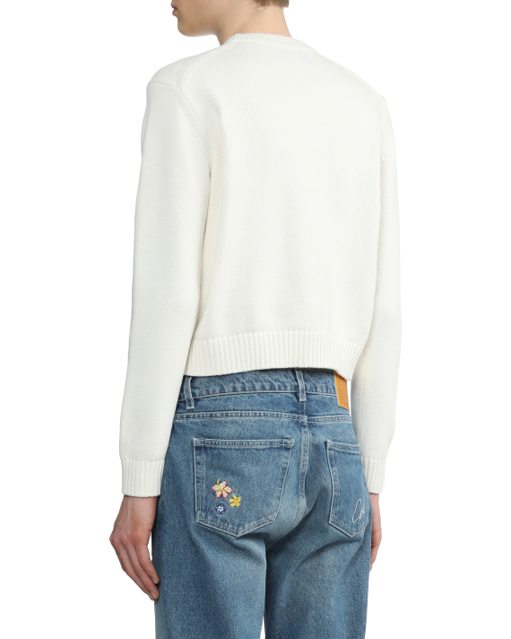 CASABLANCA Pyramide d'oranges intarsia sweater