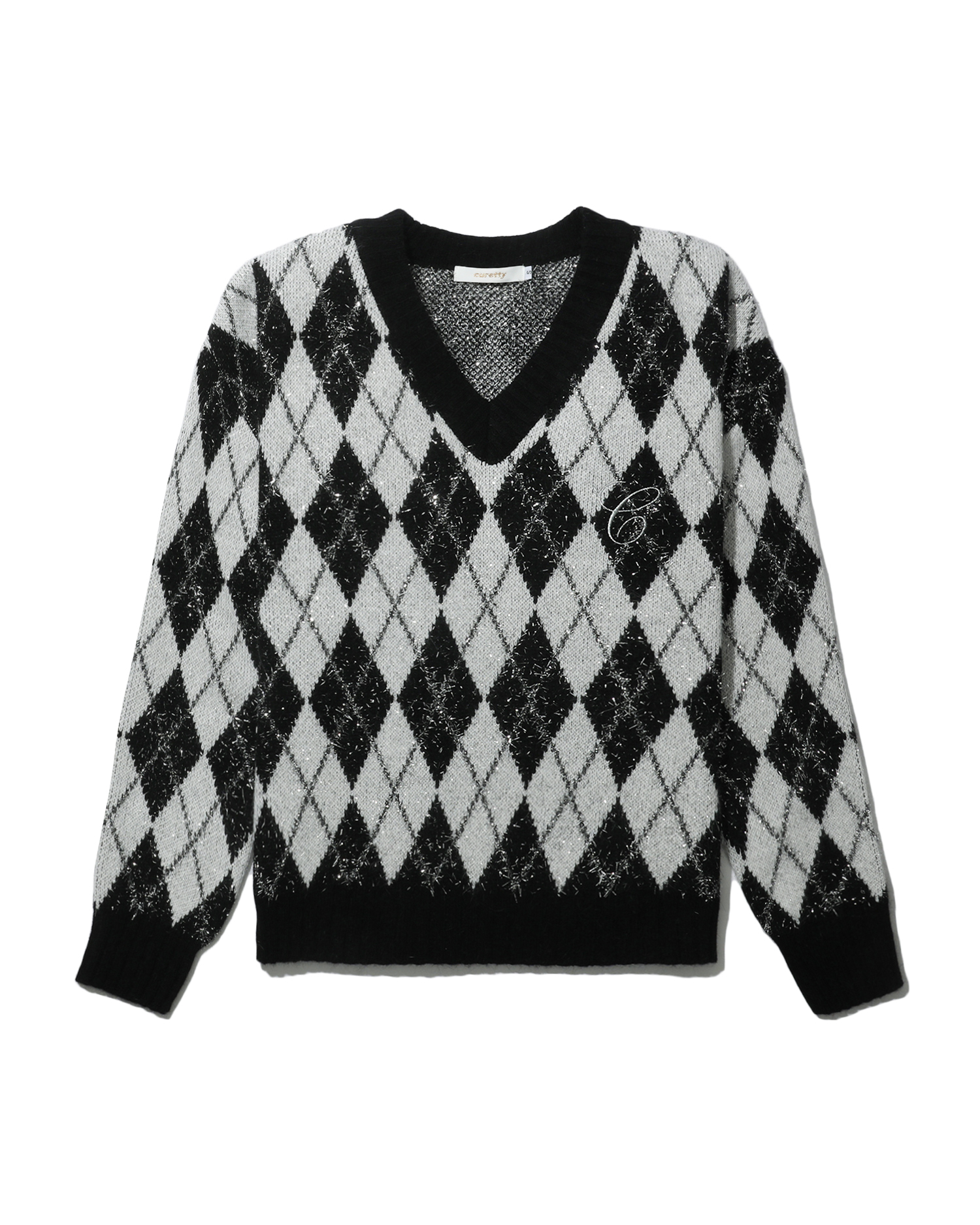 CURETTY Geometric patterned knit 