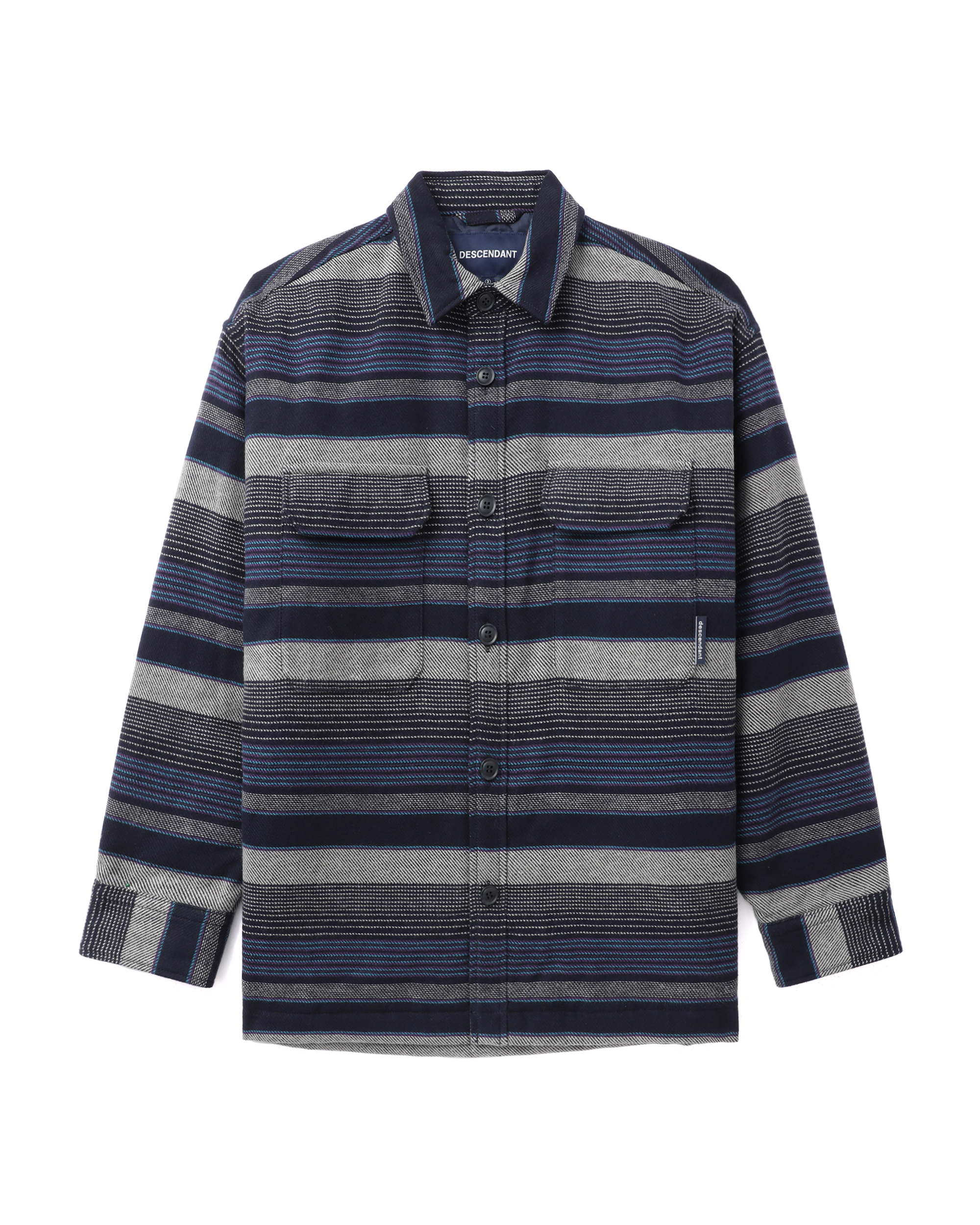 DESCENDANT Tumbrew stripe jacket | ITeSHOP