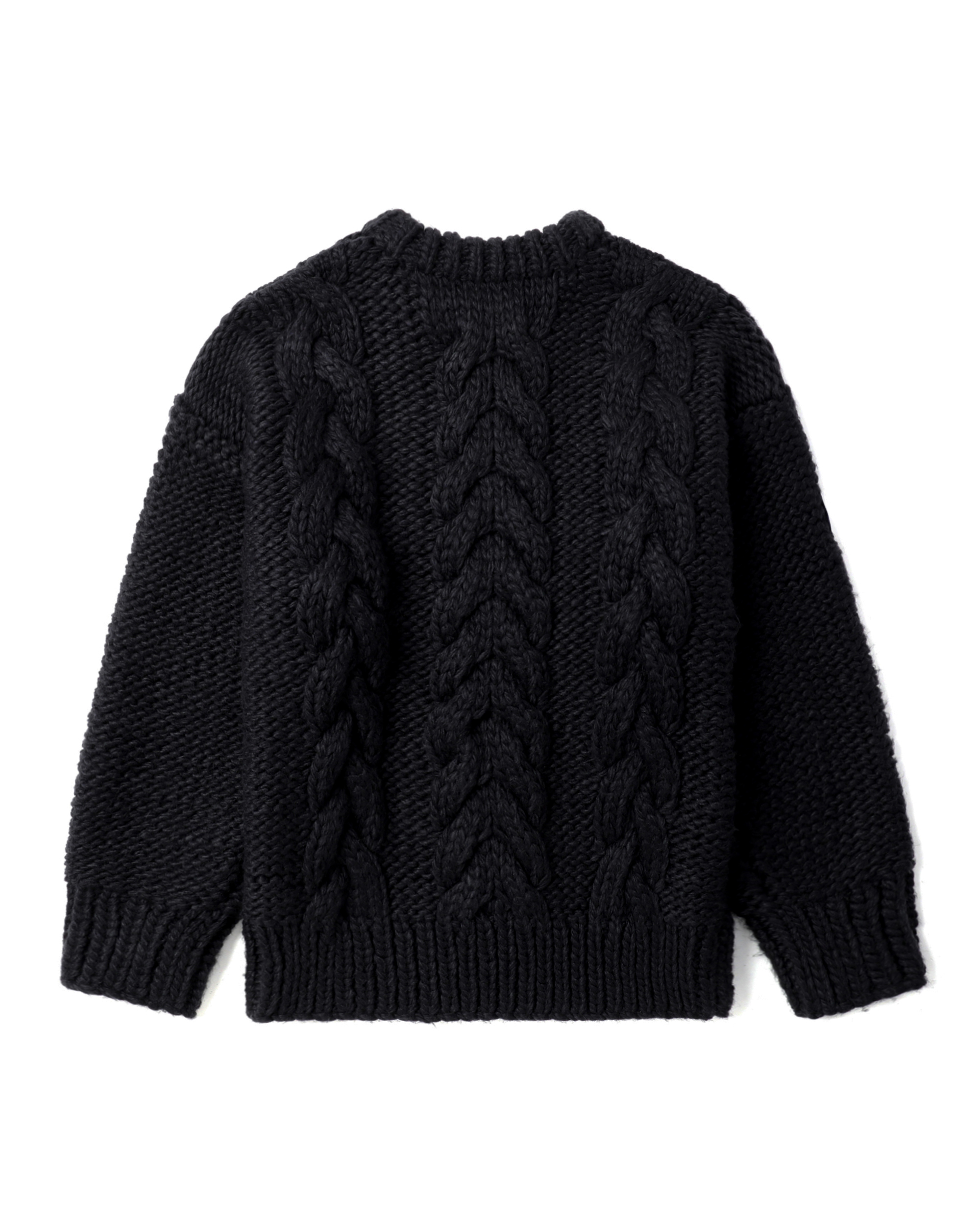 DESCENDANT Main not cable knit sweater | ITeSHOP