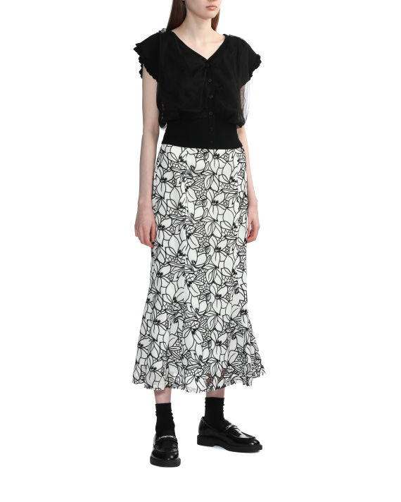 DAZZLIN Floral long skirt | ITeSHOP