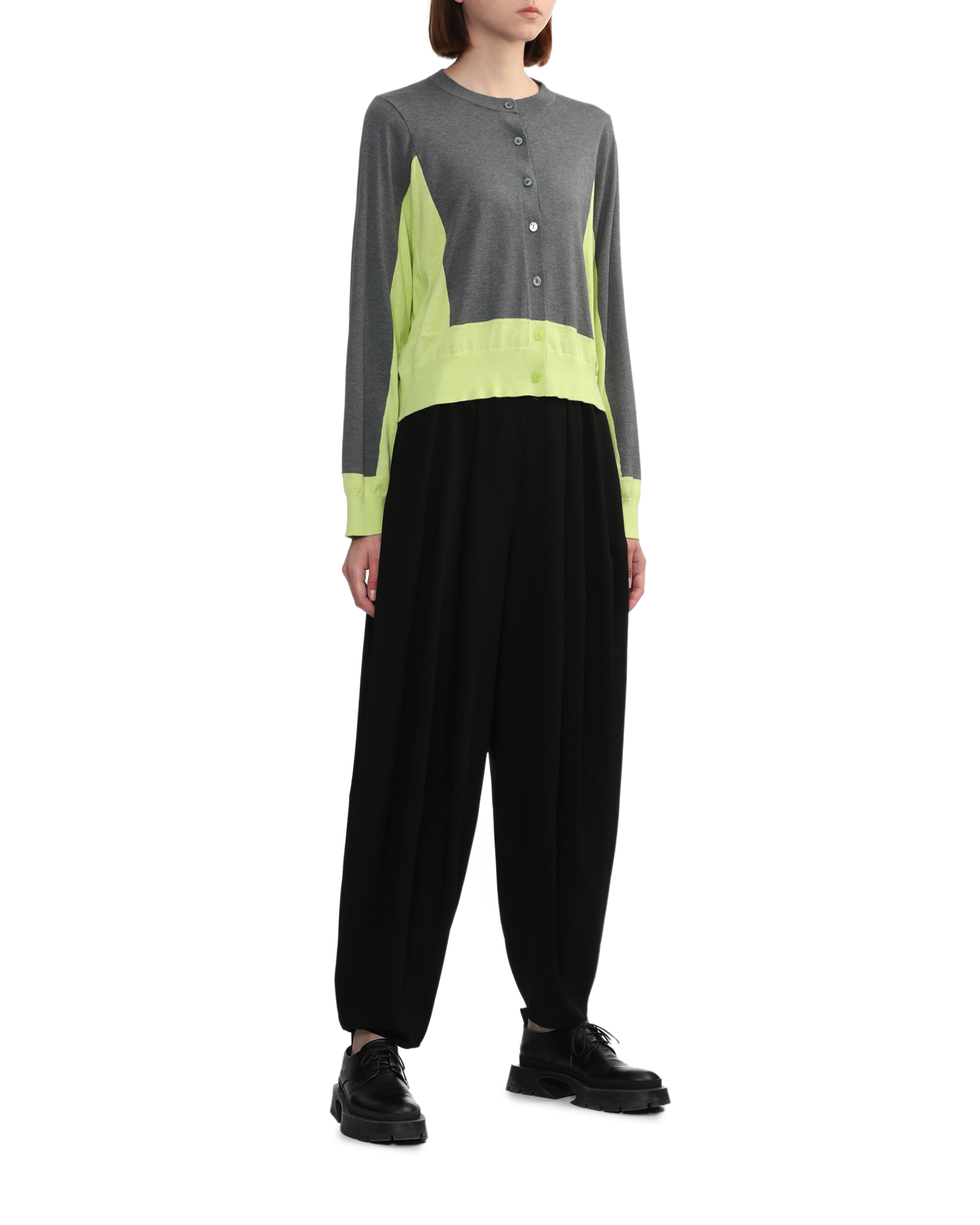 トップス enfold COLOR-BLOCK CARDIGAN ENFÖLD Colour block cardigan | ITeSHOP