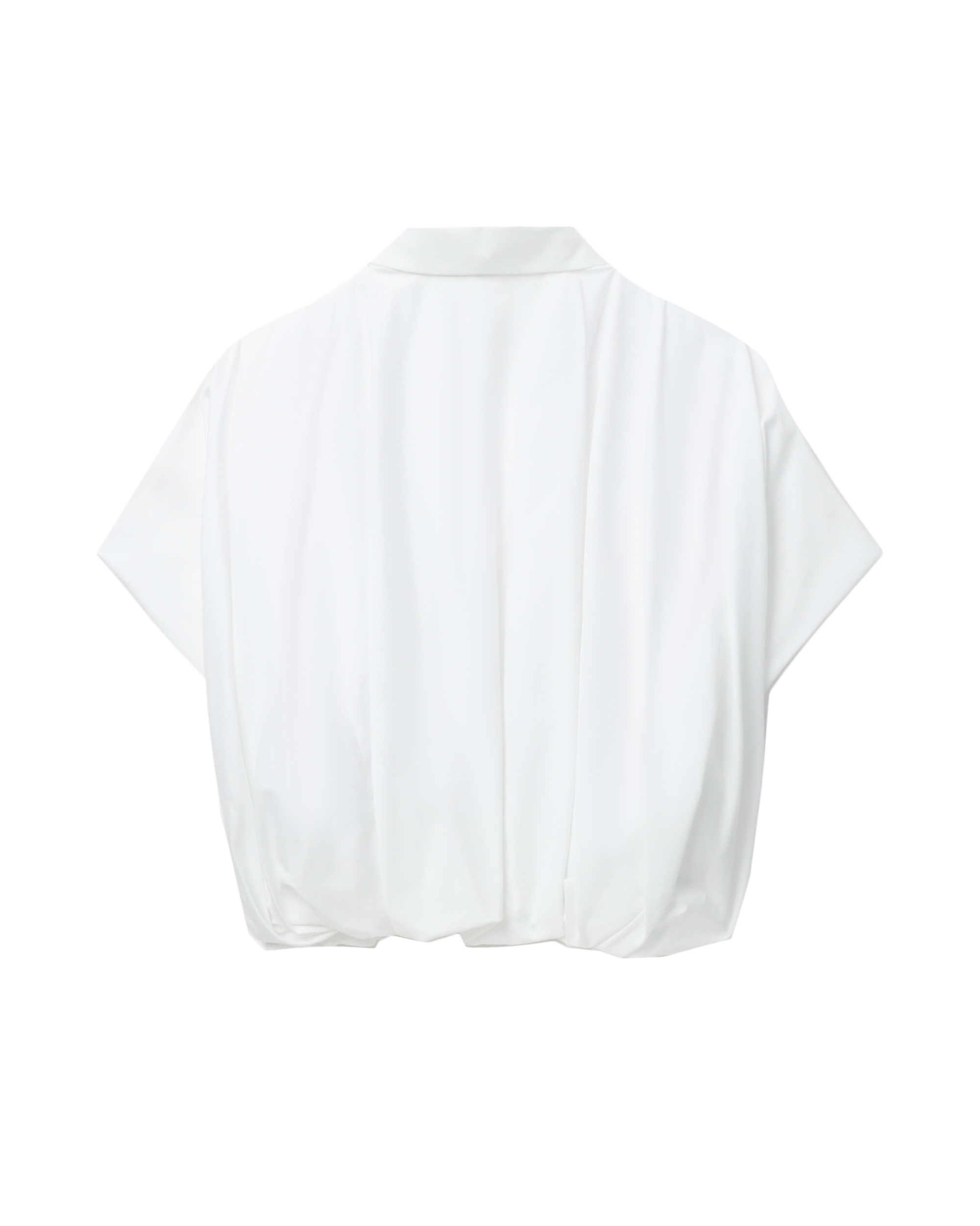 トップス ENFOLD BALLOON SHIRT ENFOLD WASHABLE BALLOON CROPPED SHIRT