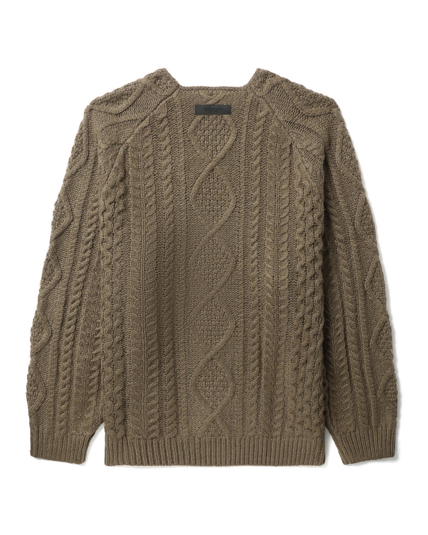 ESSENTIALS Cable knit sweater| ITeSHOP