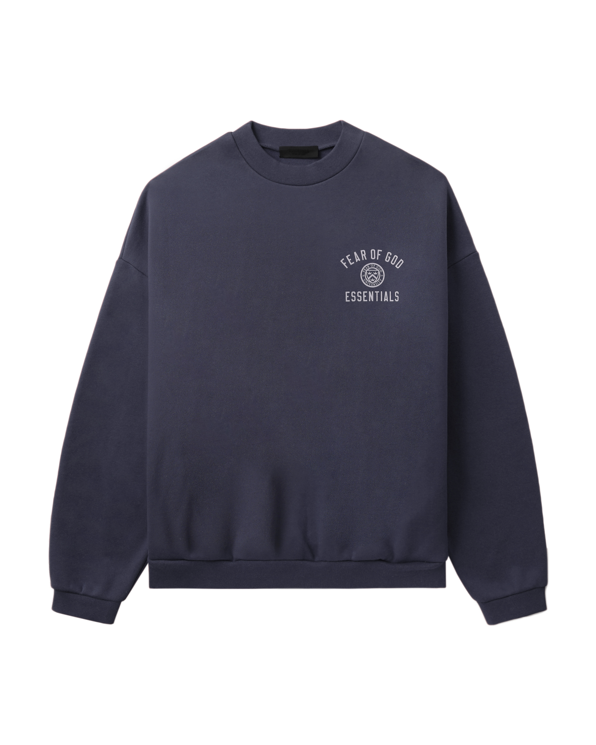 ESSENTIALS Fleece crew neck sweatshirt