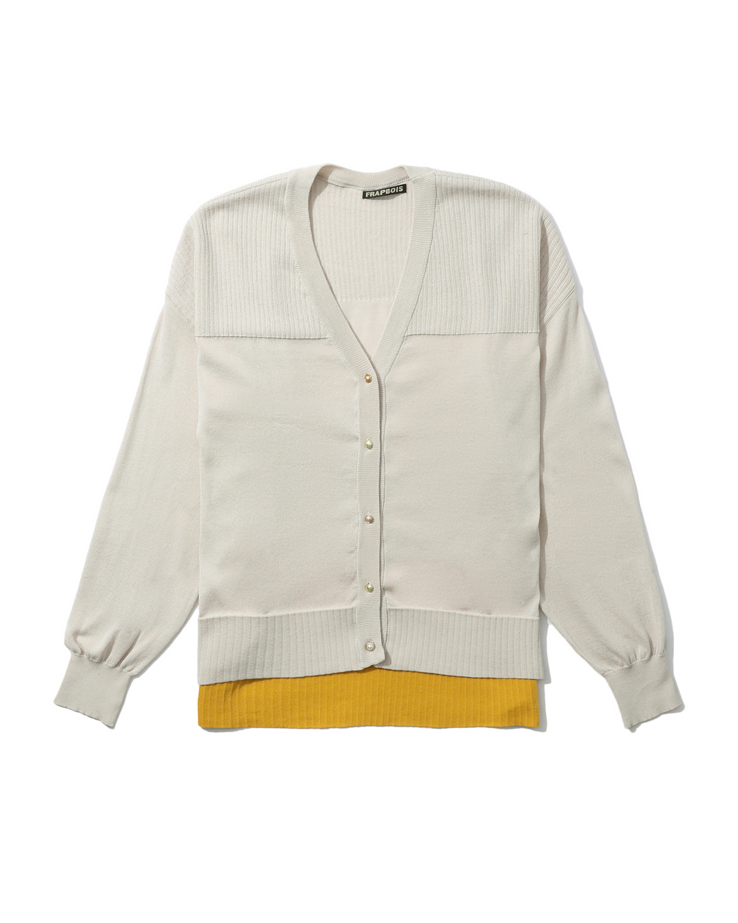 FRAPBOIS Two tone cardigan | ITeSHOP