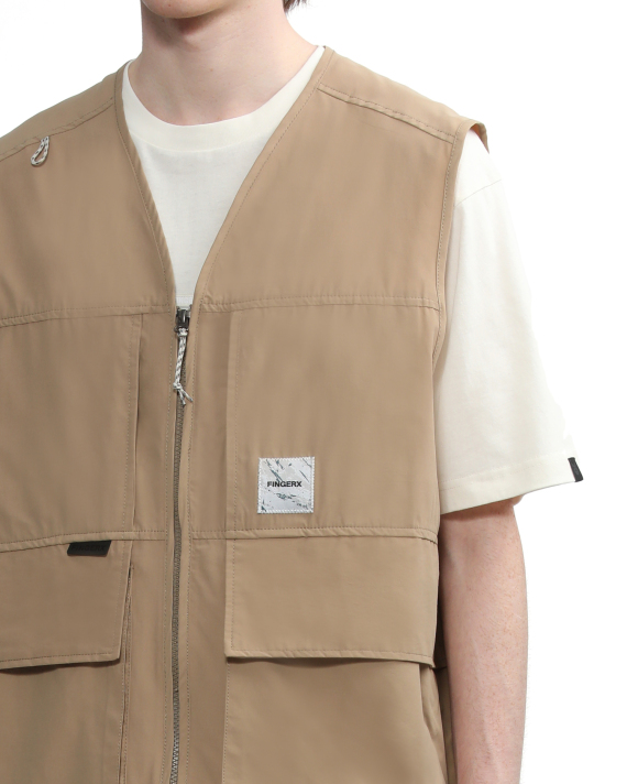 FINGERCROXX Flapped pockets vest