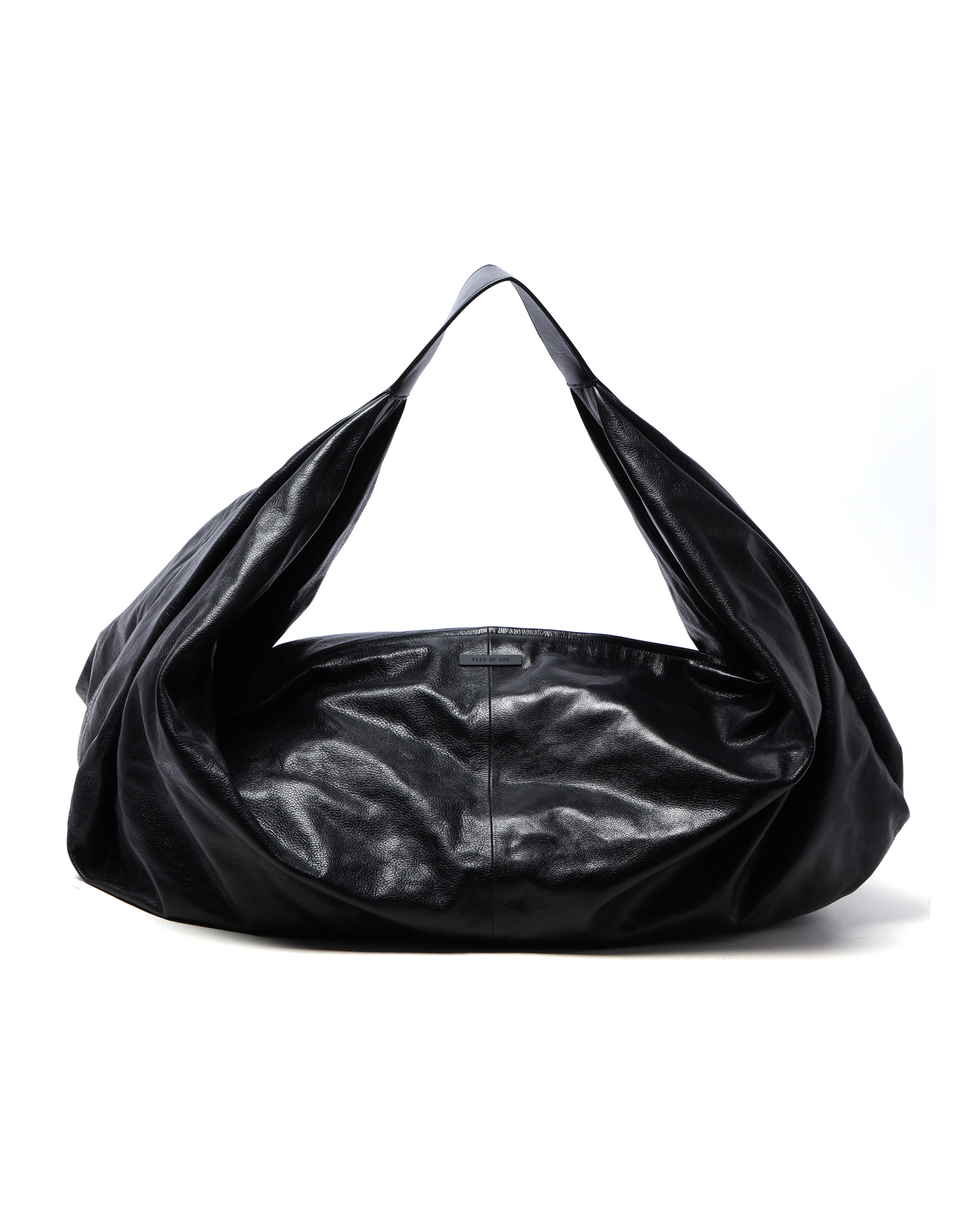 バッグ fear of god shell bag Fear of God Black Leather Shell Bag Fear Of God
