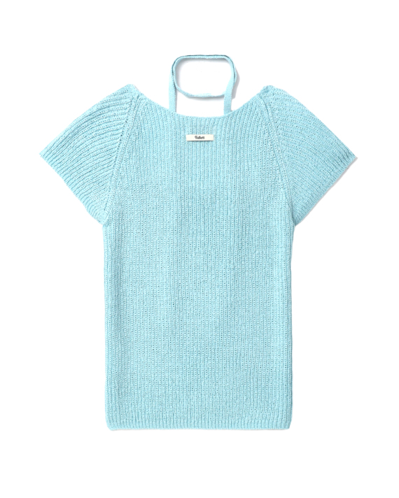 FALLETT Knit choker-neck top