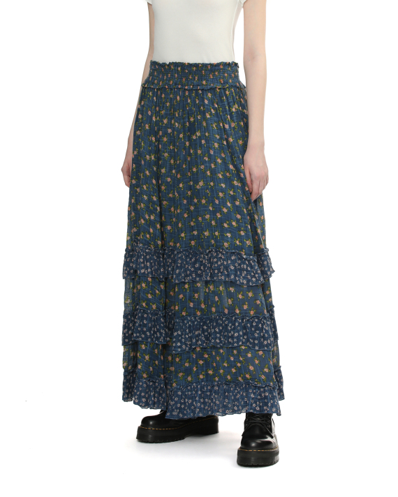 FREE PEOPLE Floral maxi skirt