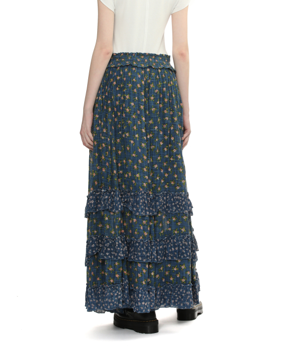 FREE PEOPLE Floral maxi skirt