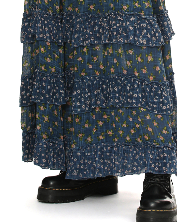 FREE PEOPLE Floral maxi skirt