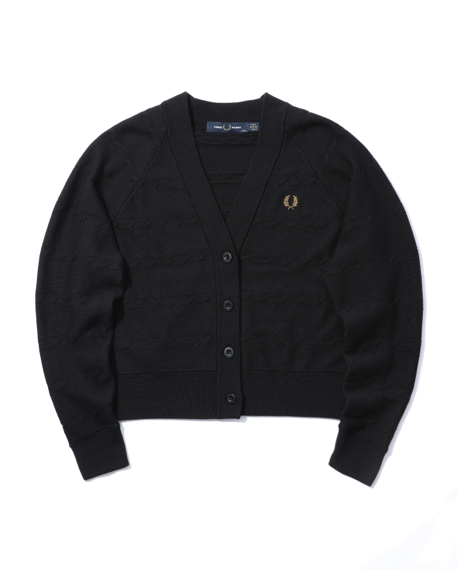 Fred Perry Cable-knit cardigan | ITeSHOP