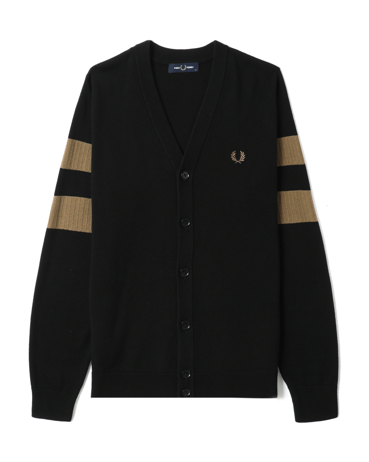 Fred Perry Tipped sleeve cardigan | ITeSHOP