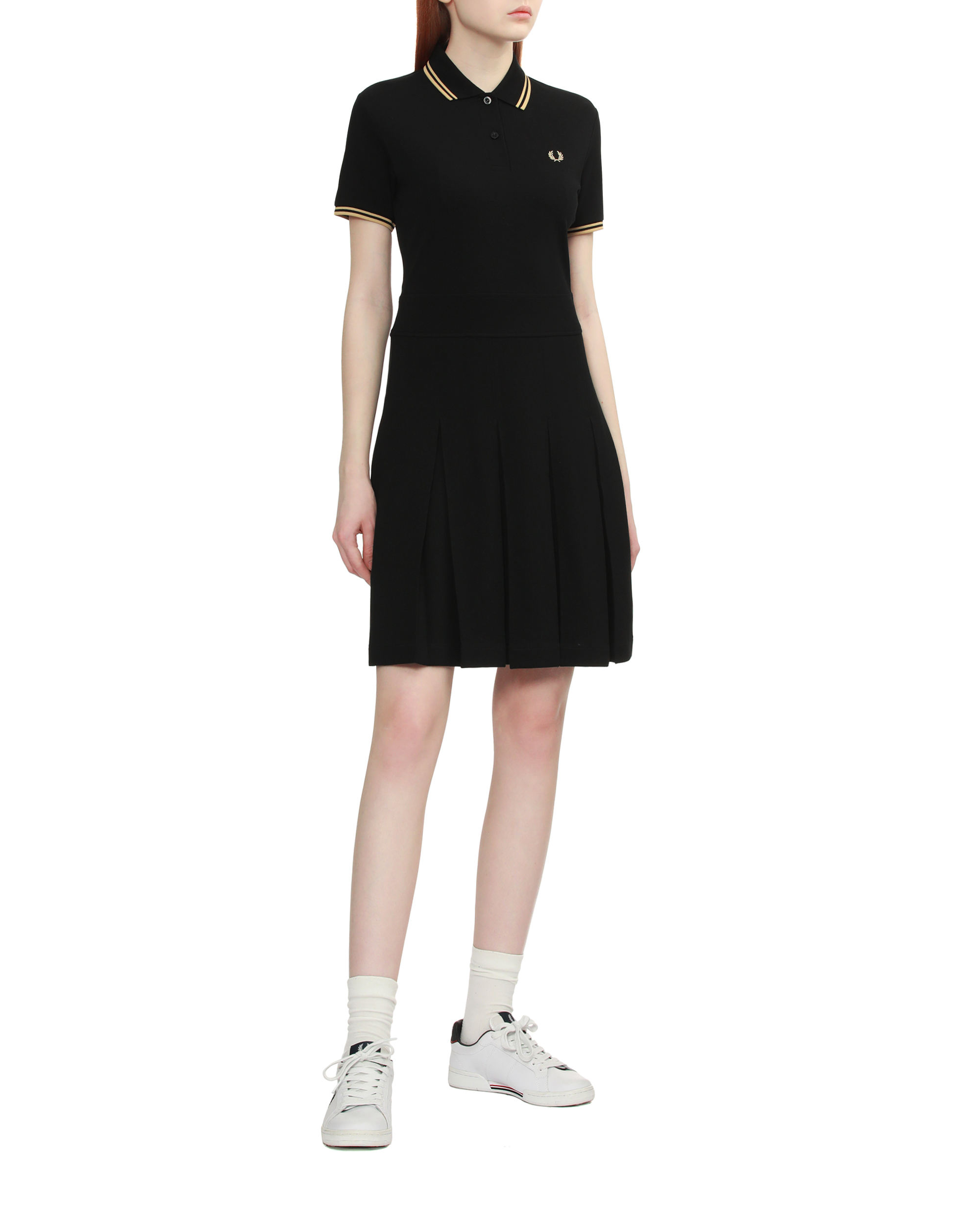 Fred Perry Tipped pleated tennis dress | ITeSHOP