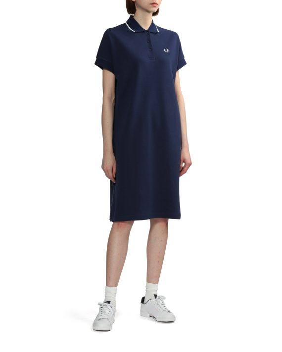 Fred Perry Tipped pique polo dress
