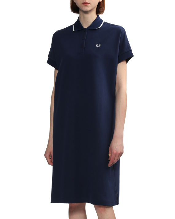 Fred Perry Tipped pique polo dress