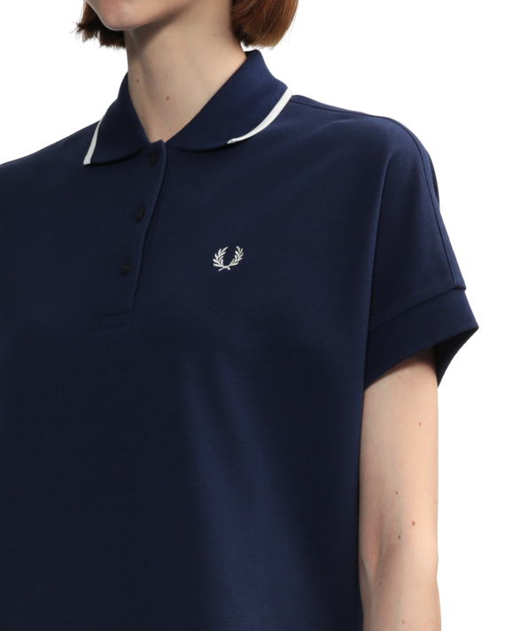 Fred Perry Tipped pique polo dress
