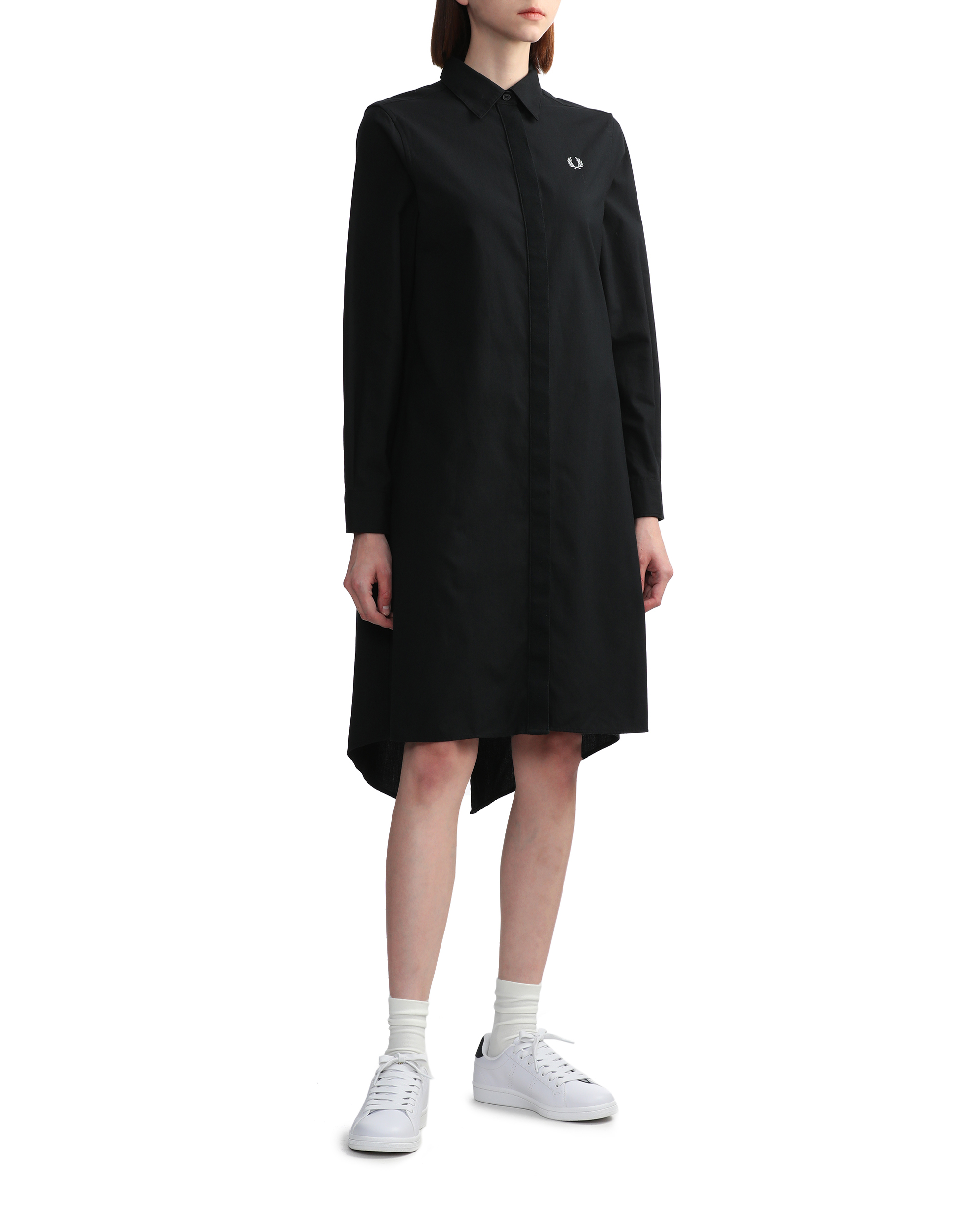 Fred Perry Fishtail hem shirt dress | ITeSHOP