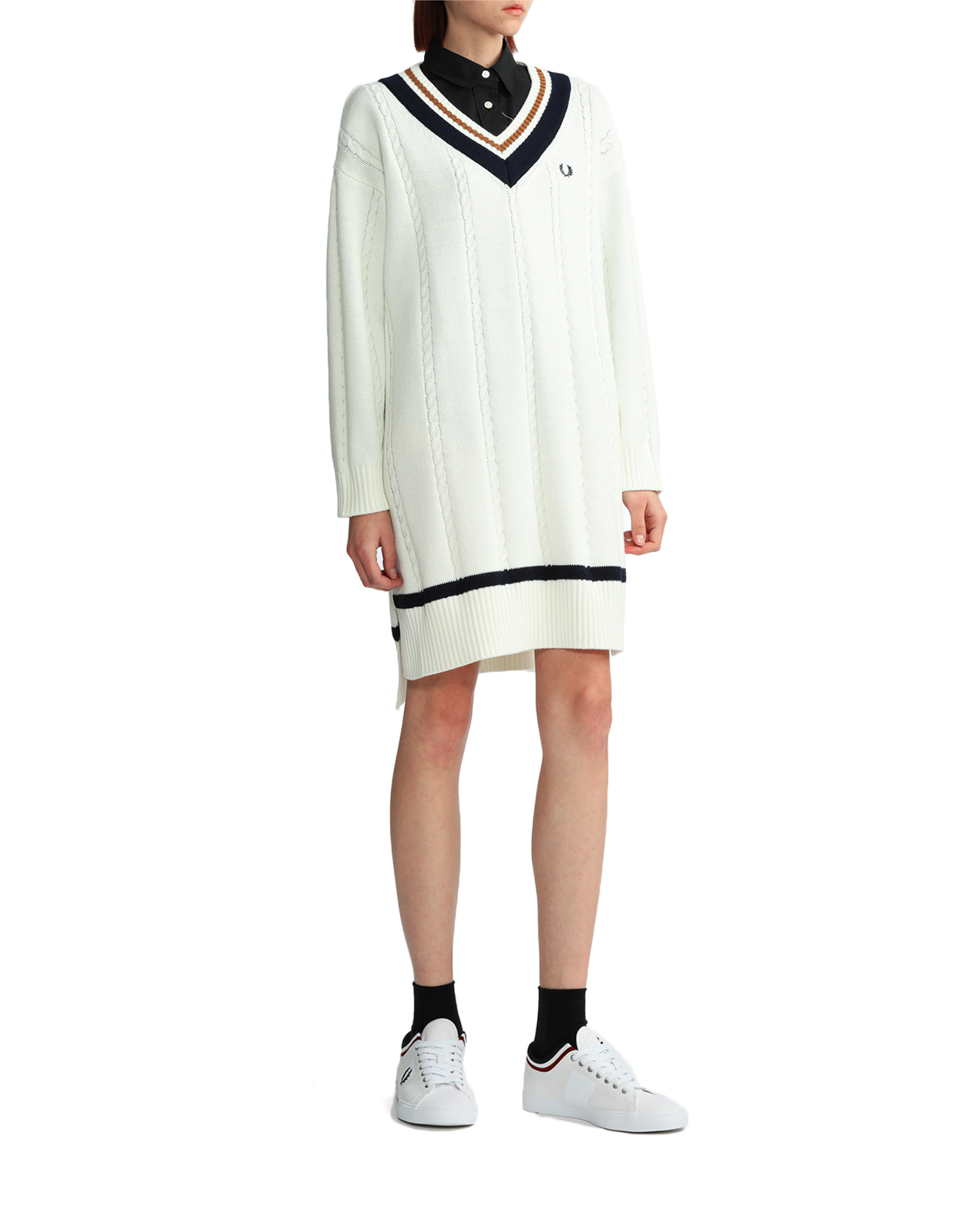 FRED PERRY フレッドペリー  TILDEN KNIT DRESS Fred Perry Tilden knit dress | ITeSHOP