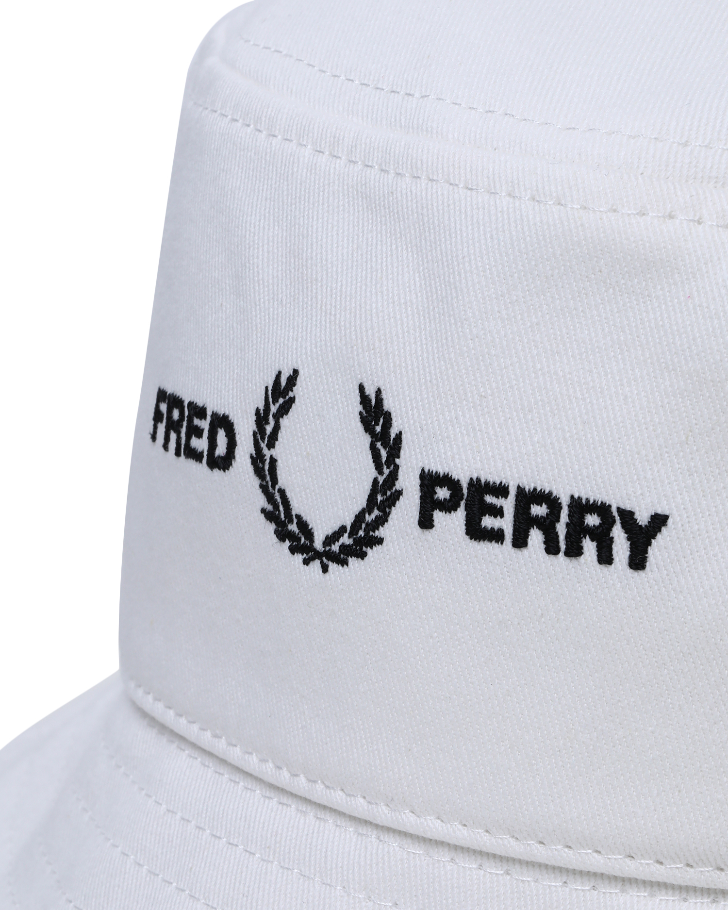 Fred Perry Branded twill bucket hat 