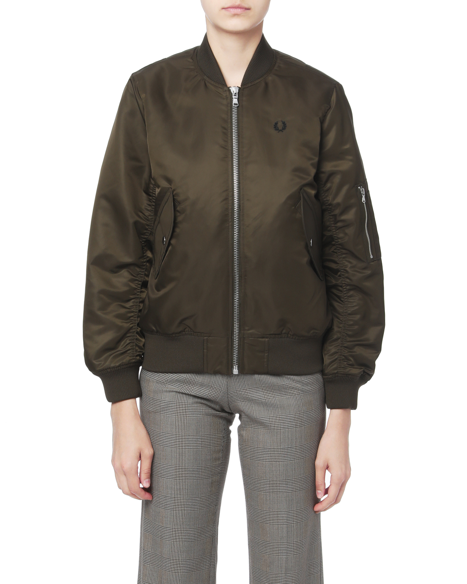 bomber collar jacket