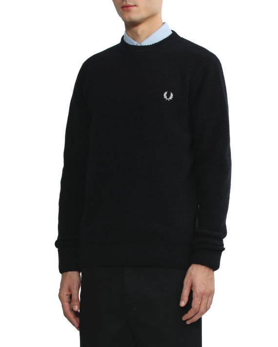 Textured lambswool jumper image number 2