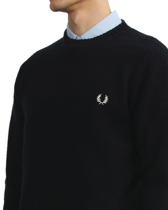 Textured lambswool jumper image number 4