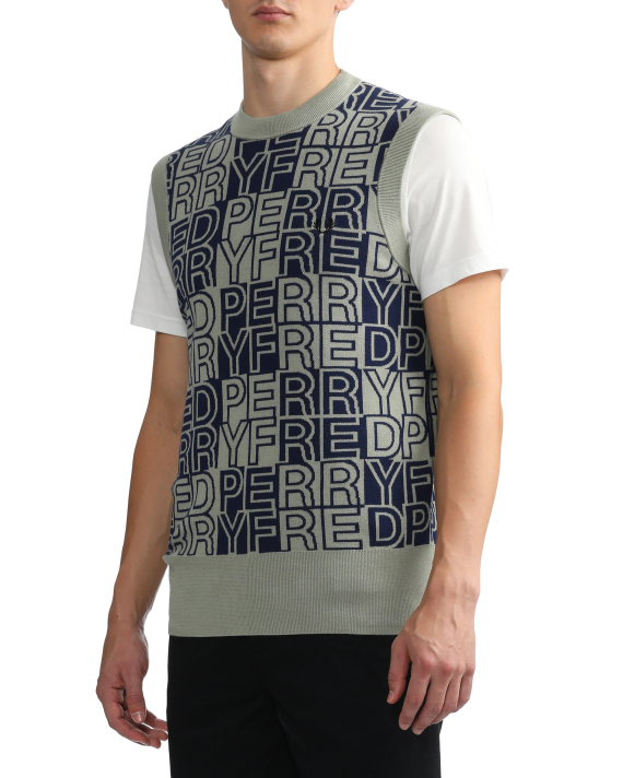 Fred Perry Block graphic tank top