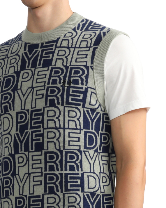 Fred Perry Block graphic tank top