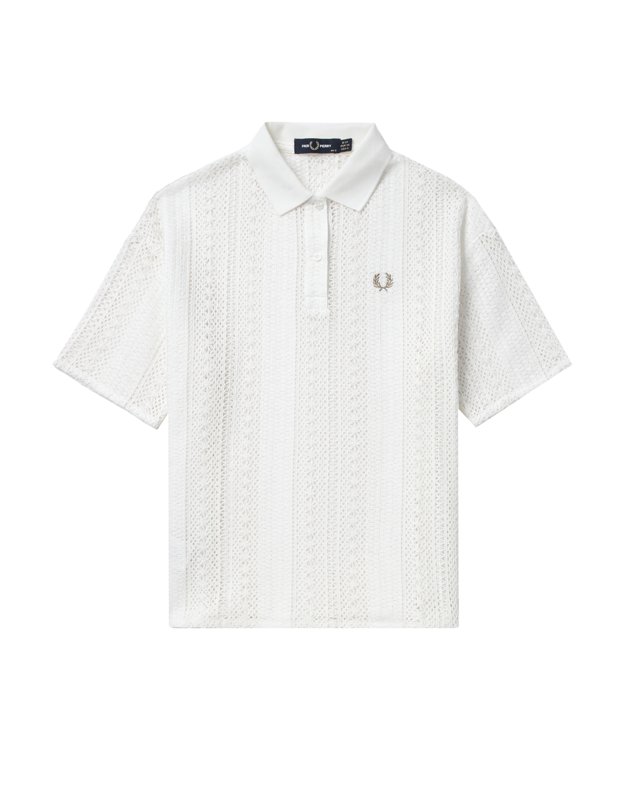 買い誠実 Fred Perry Lace polo shirt | ITeSHOP トップス