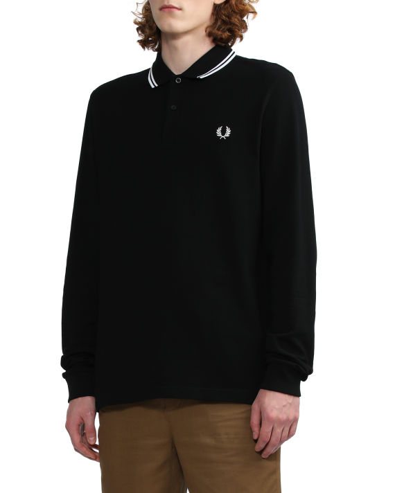 L/S Twin-tipped polo shirt image number 2