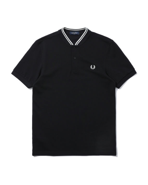 Bomber collar polo shirt image number 0