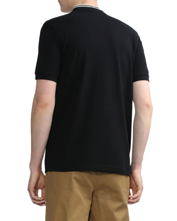Bomber collar polo shirt image number 3