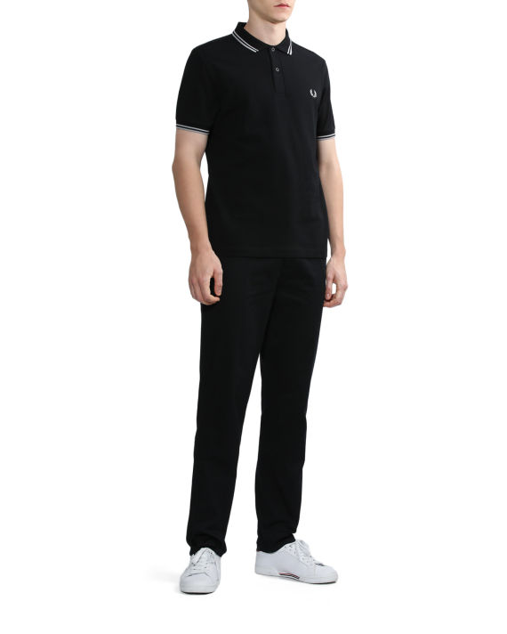 Back graphic polo shirt image number 1