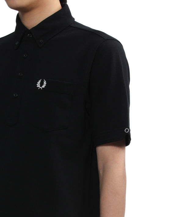 Button-down collar polo shirt image number 4