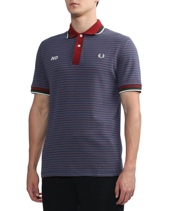 X Nicholas Daley striped polo shirt image number 2