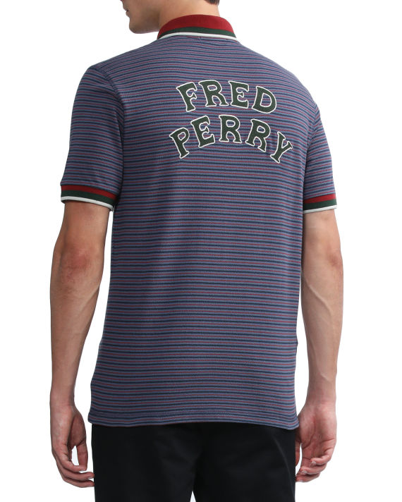 X Nicholas Daley striped polo shirt image number 3