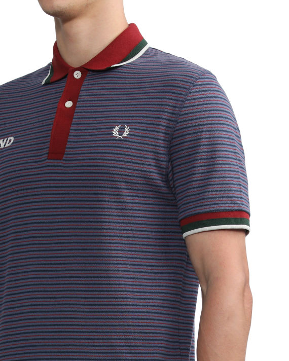 X Nicholas Daley striped polo shirt image number 4