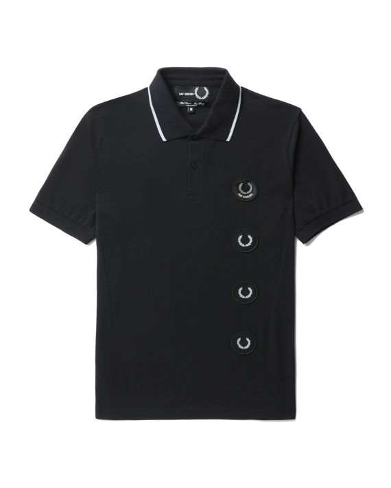 X Raf Simons patched polo shirt image number 0