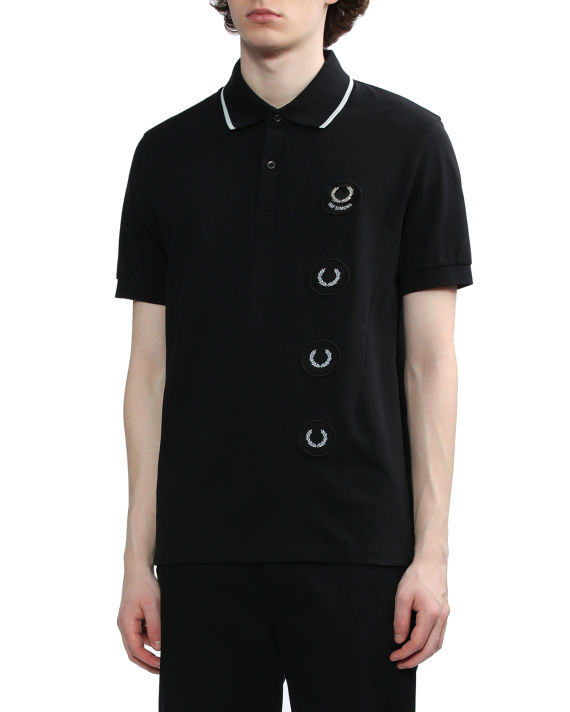 X Raf Simons patched polo shirt image number 2
