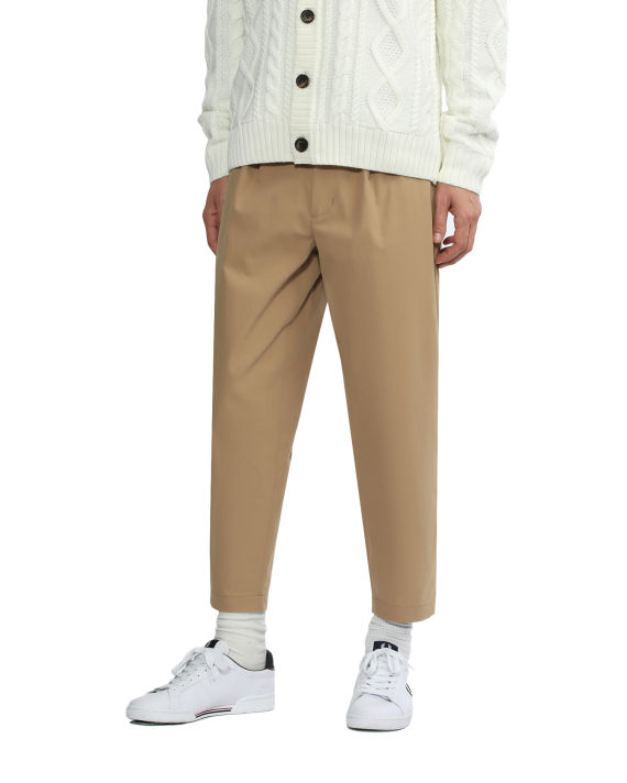 Cropped twill pants image number 2