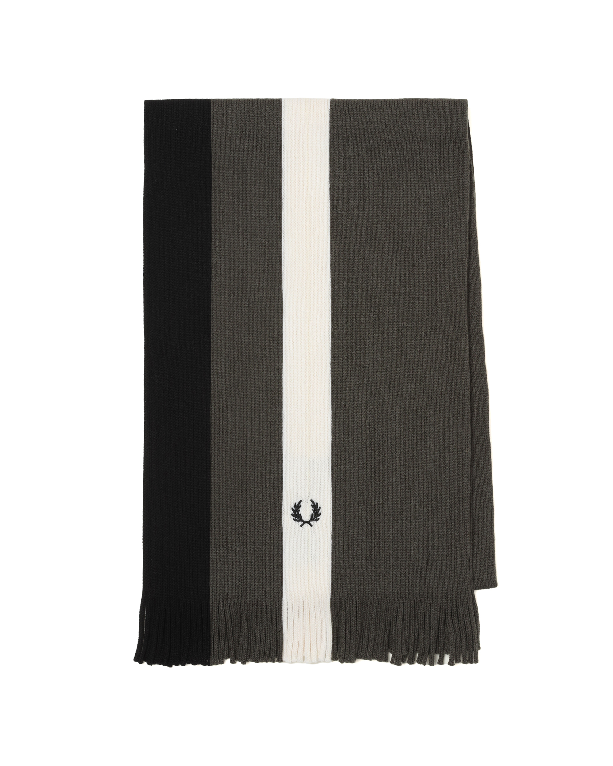 Bold stripe raschel scarf