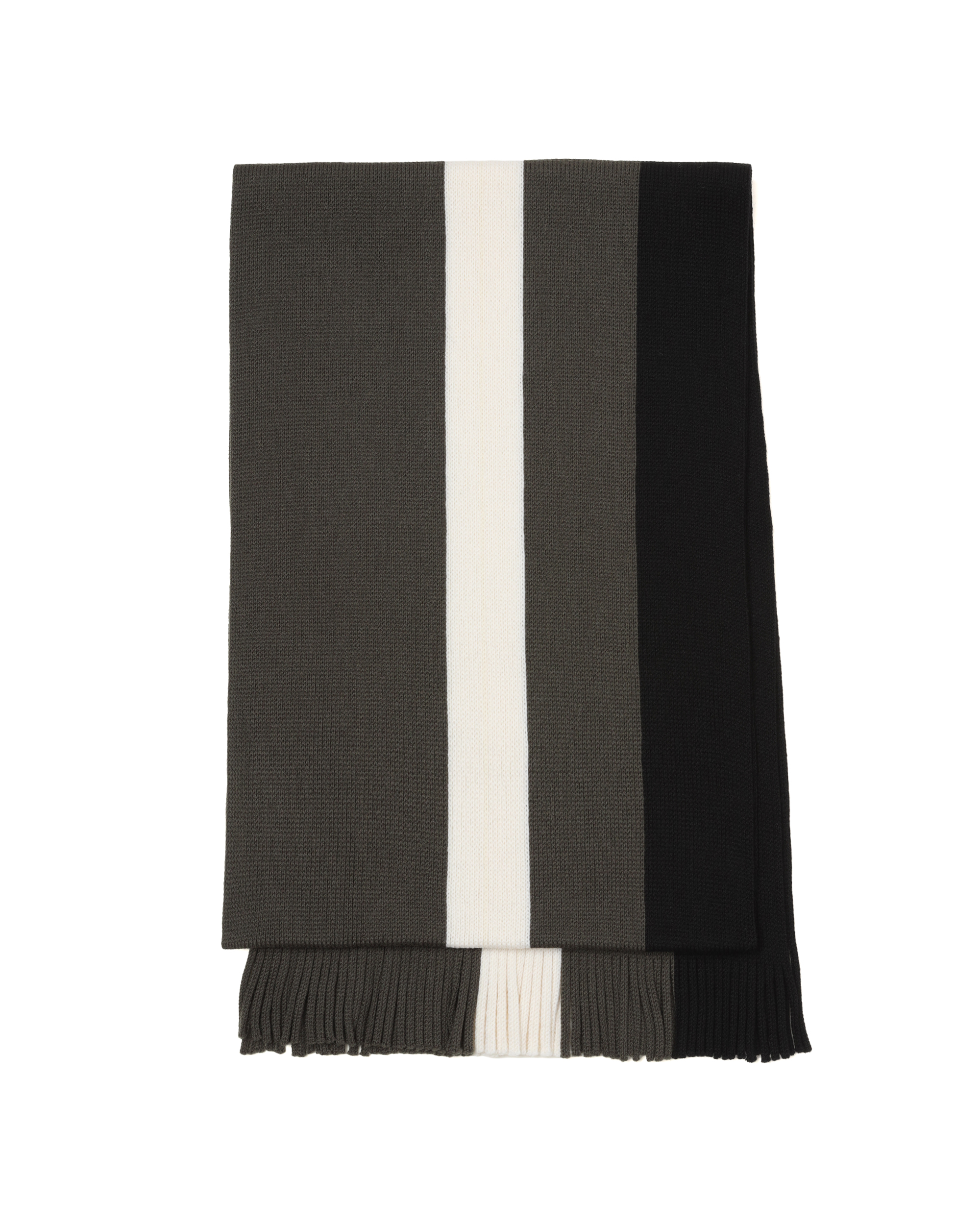Bold stripe raschel scarf